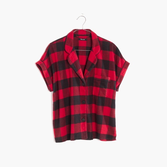 Madewell Buffalo Check flannel Pajama set - Picture 4 of 11